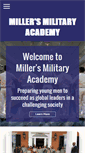 Mobile Screenshot of millersmilitaryacademy.com